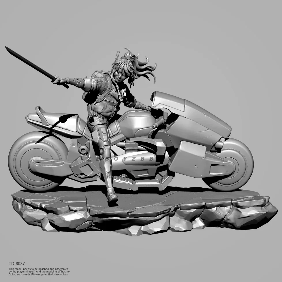 38mm 50mm 75mm Resin model kits Motorcycle girl colorless self-assembly (3D Printing ) TD-6037/3D
38mm 50mm 75mm Resin model kits Motorcycle girl colorless self-assembly (3D Printing ) TD-6037/3D