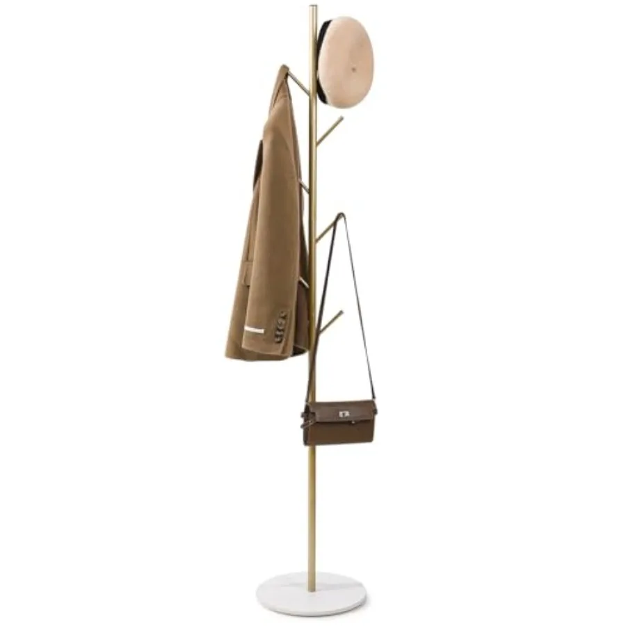 Freestanding Coat Rack with Marble Base 4 Height Adjustable Standing Metal Coat Tree with 7 Hooks Space-Saving Hat Clothes Coat
Freestanding Coat Rack with Marble Base 4 Height Adjustable Standing Metal Coat Tree with 7 Hooks Space-Saving Hat Clothes Coat