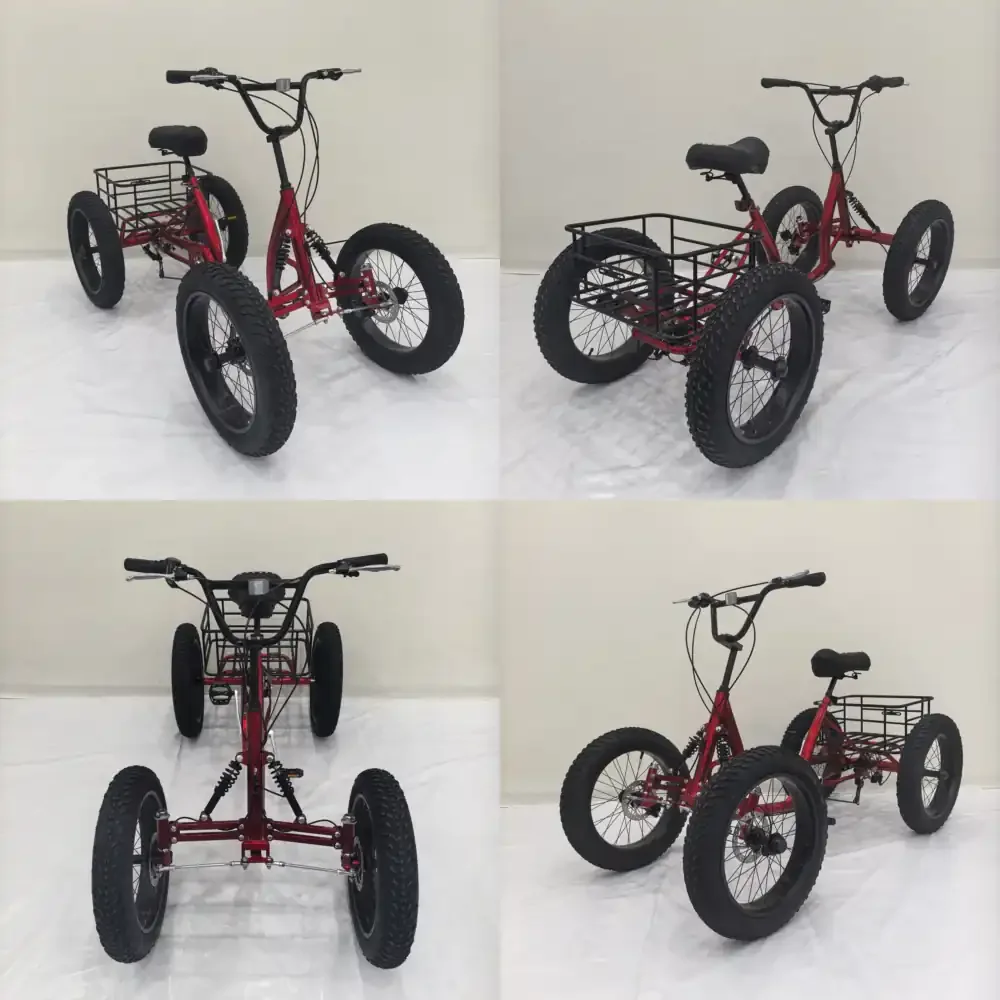 2025 the Latest Tire Pedal Quad Bike Snow Quad Bike 4 Wheel Bicycle can suit all mid drive motor
2025 the Latest Tire Pedal Quad Bike Snow Quad Bike 4 Wheel Bicycle can suit all mid drive motor