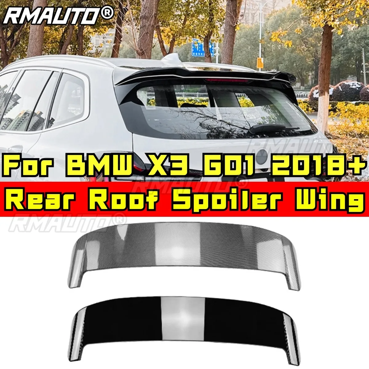 For BMW X3 G01 Body Kit Rear Roof Spoiler Rear Roof Wing Rear Spoiler Wing for BMW X3 G01 2018+ Car Accessories
For BMW X3 G01 Body Kit Rear Roof Spoiler Rear Roof Wing Rear Spoiler Wing for BMW X3 G01 2018+ Car Accessories