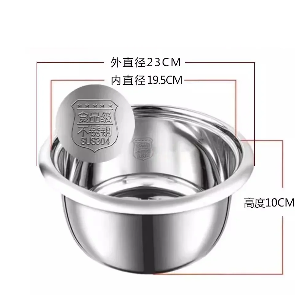2L High Quality 304 stainless steel rice cooker inner containerPot Replacement Accessories Rice Cooke Inner pot
2L High Quality 304 stainless steel rice cooker inner containerPot Replacement Accessories Rice Cooke Inner pot
