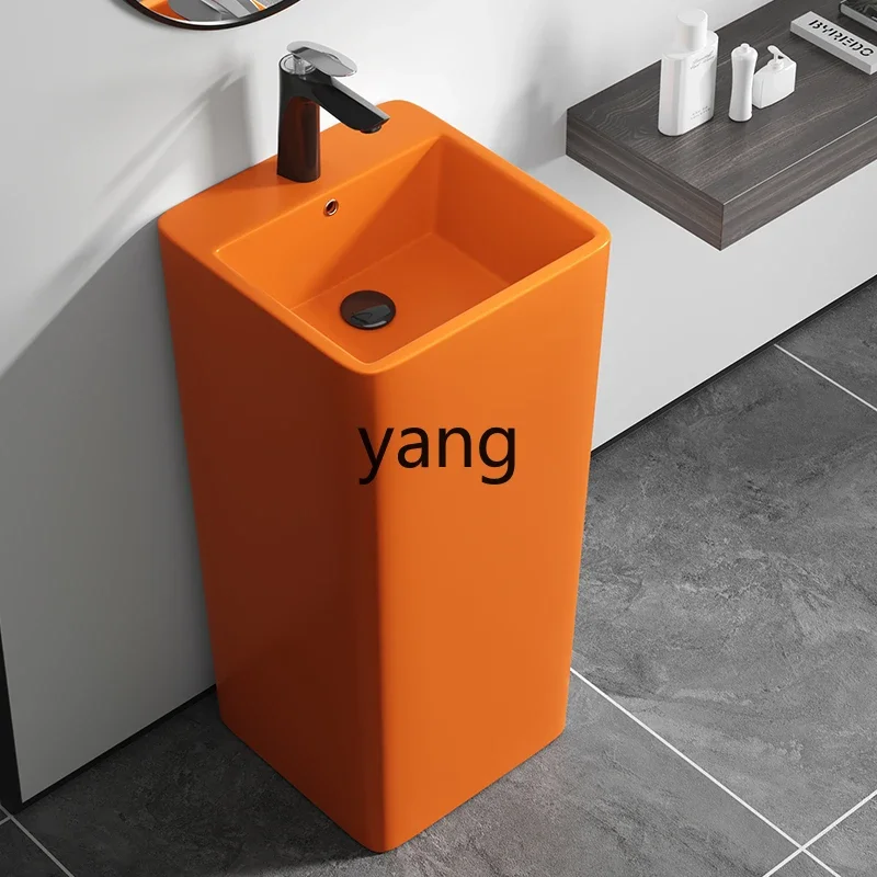 CX matte column floor-to-ceiling washbasin orange ceramic red washbasin small one-piece basin
CX matte column floor-to-ceiling washbasin orange ceramic red washbasin small one-piece basin