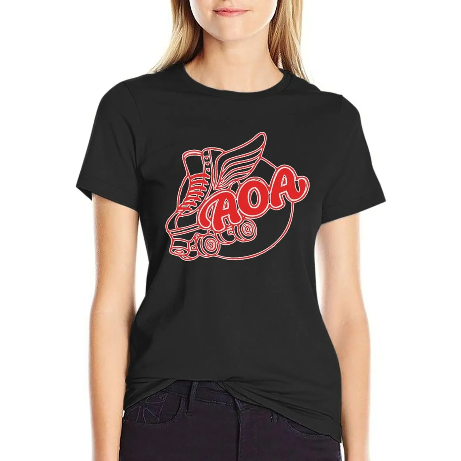 AOA Logo Bingle Bangle T-Shirt quick drying quick-drying Female clothing oversized plus size t shirts for Women loose fit
AOA Logo Bingle Bangle T-Shirt quick drying quick-drying Female clothing oversized plus size t shirts for Women loose fit