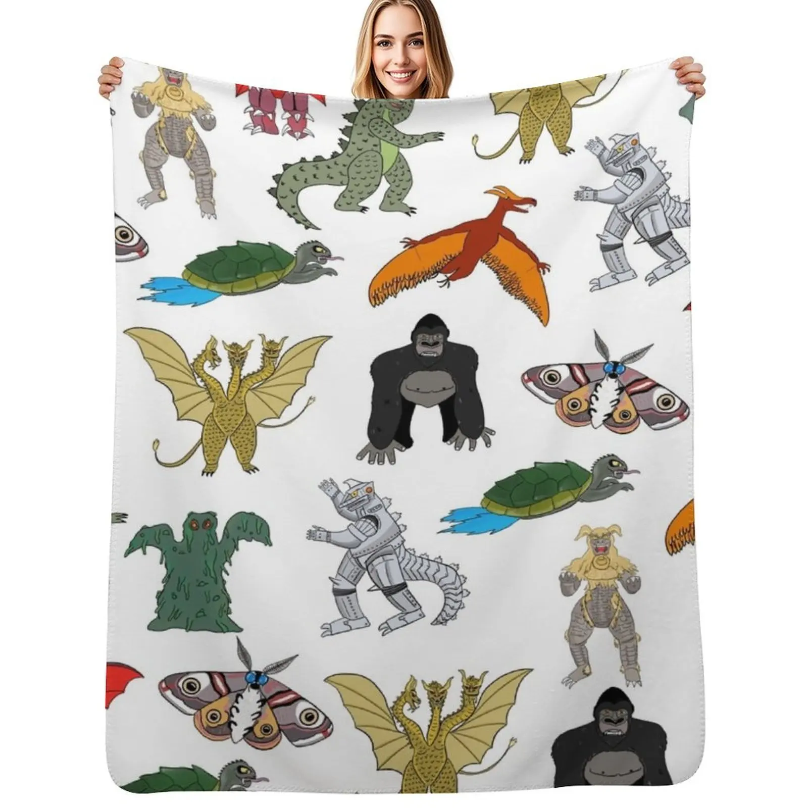 Colorful Kaiju Throw Blanket Kid'S sofa bed Camping Blankets For Sofas Blankets
Colorful Kaiju Throw Blanket Kid'S sofa bed Camping Blankets For Sofas Blankets