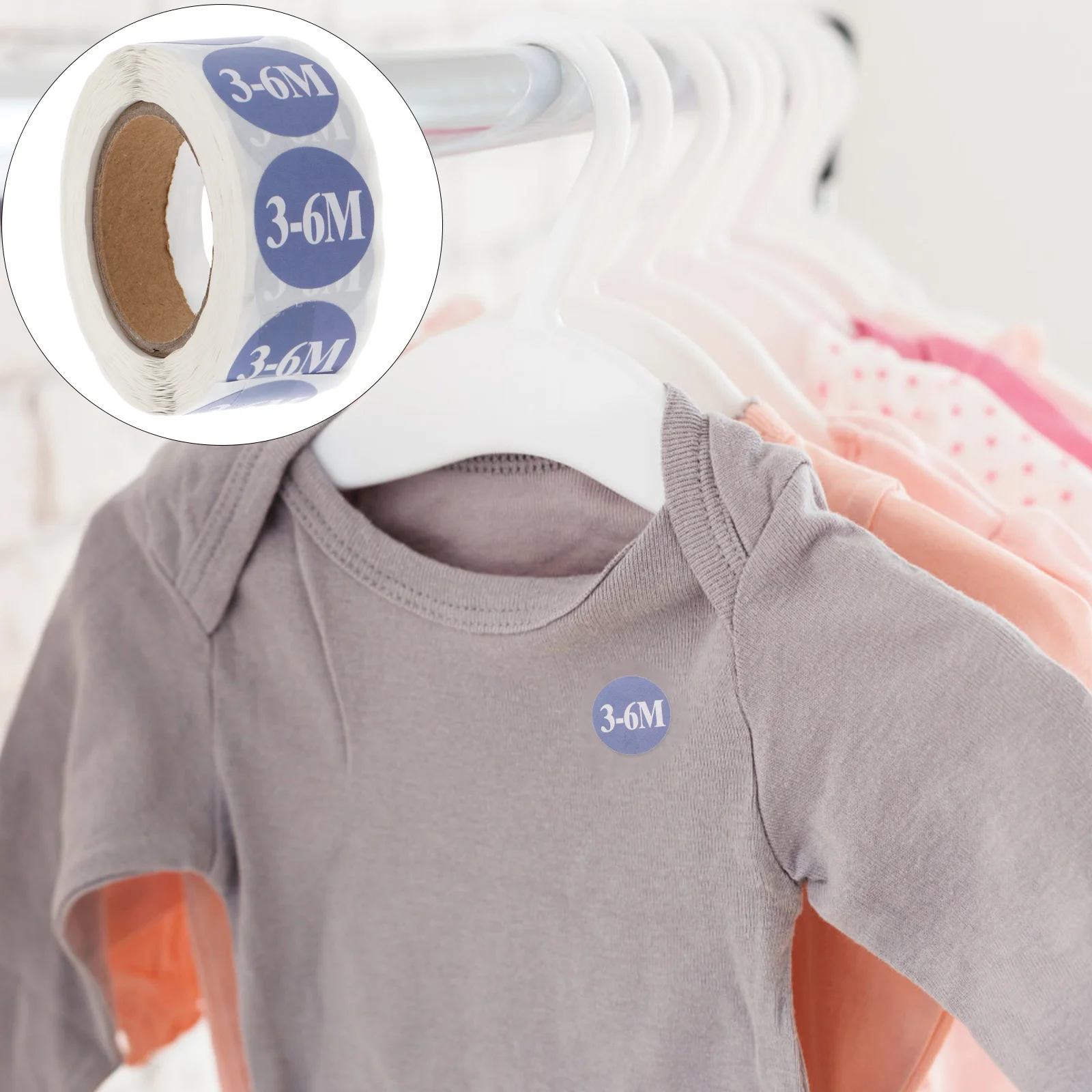 2 Rolls Clothing Size Sticker Paper Adhesive Label Round Stickers For Clothing Practical Safe Size Label
2 Rolls Clothing Size Sticker Paper Adhesive Label Round Stickers For Clothing Practical Safe Size Label