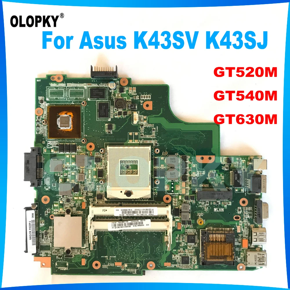 K43SV Motherboard for Asus K43SJ K43SC K43SM K43S Laptop Motherboard with GT520M/540M/630M REV: 2.0/2.2/3.0/4.1
K43SV Motherboard for Asus K43SJ K43SC K43SM K43S Laptop Motherboard with GT520M/540M/630M REV: 2.0/2.2/3.0/4.1