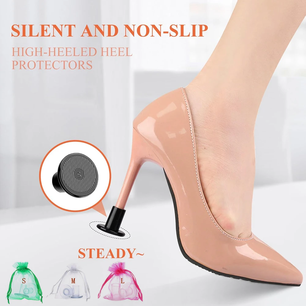 24 Pairs Antislip High Heel Protector Heel Stoppers High Heels Round Protective Wearable Silence Heel Cover Shockproof Accessory
24 Pairs Antislip High Heel Protector Heel Stoppers High Heels Round Protective Wearable Silence Heel Cover Shockproof Accessory