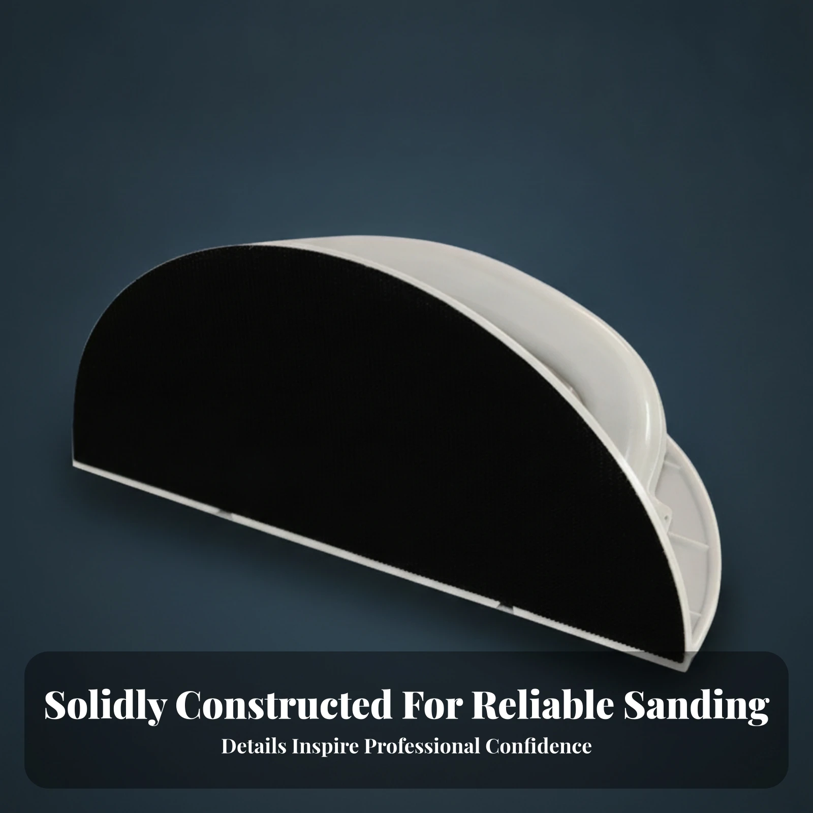 Semicircular Sanding Frame Plastic Inside-Corner Sander Corner Finishing Frame White Handle
Semicircular Sanding Frame Plastic Inside-Corner Sander Corner Finishing Frame White Handle