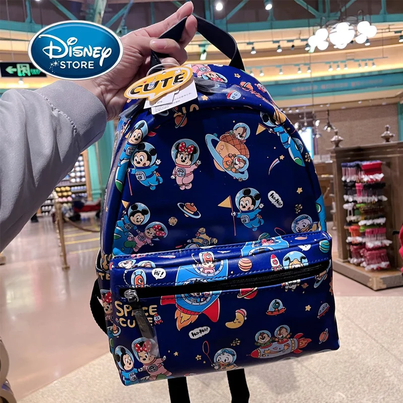 Disney Space Collection Mickey Backpack Shanghai Disneyland PU Leather Print Girl Backpack Cartoon Minnie Donald Duck Schoolbag 
Disney Space Collection Mickey Backpack Shanghai Disneyland PU Leather Print Girl Backpack Cartoon Minnie Donald Duck Schoolbag
