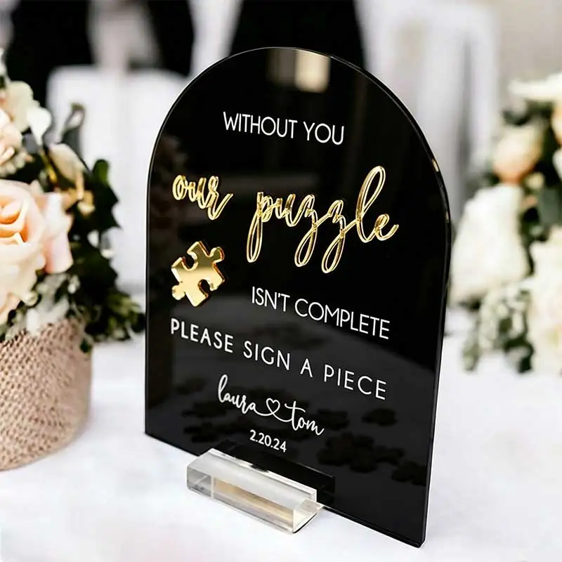 Personalized Wedding Puzzle Piece Guestbook Acrylic Sign Without You Our Puzzle Isn't Complete Sign A Piece Wedding Party Decor
Personalized Wedding Puzzle Piece Guestbook Acrylic Sign Without You Our Puzzle Isn't Complete Sign A Piece Wedding Party Decor