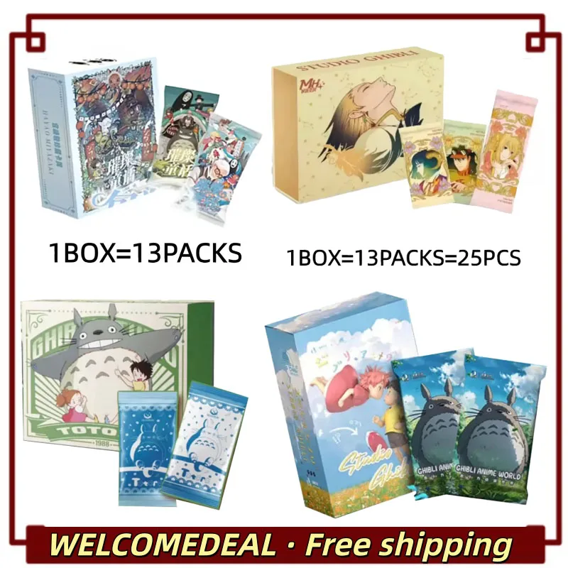 Genuine Hayao Miyazaki Chihiro and Chihiro Card Anime Card Haal Mobile Castle Collection Cards Blind Box Children Toys Christmas
Genuine Hayao Miyazaki Chihiro and Chihiro Card Anime Card Haal Mobile Castle Collection Cards Blind Box Children Toys Christmas