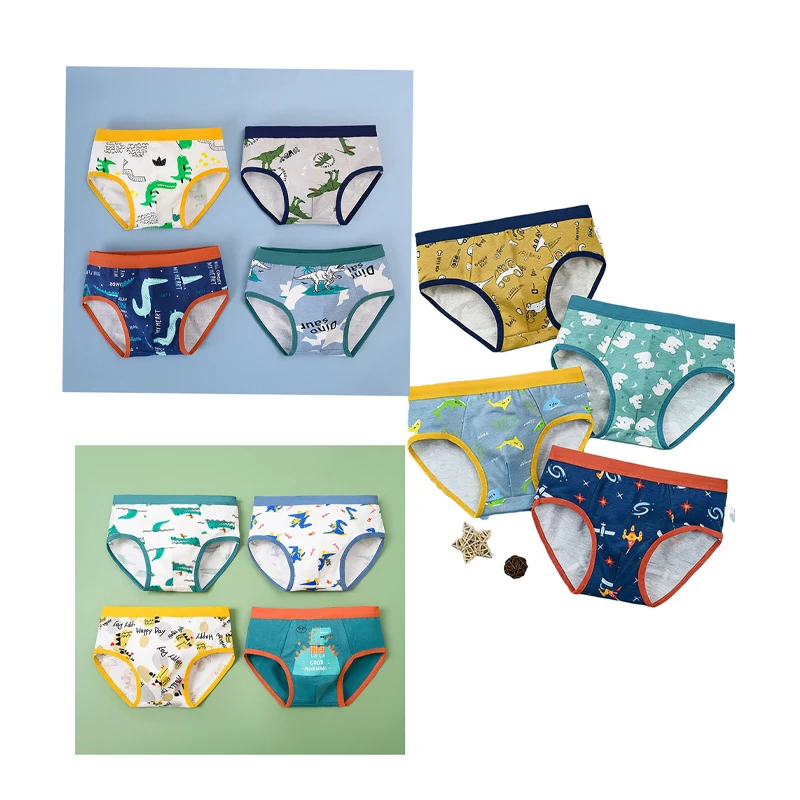 Children Cotton Breathable Underwear Baby Boys Boxer Briefs Set Soft Comfortable Underpants for Kids
Children Cotton Breathable Underwear Baby Boys Boxer Briefs Set Soft Comfortable Underpants for Kids