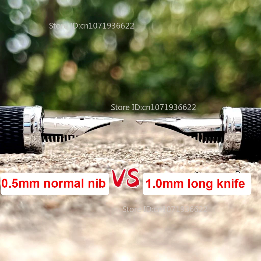 Gliding Rounded Polished Thick Fountain Pen 2.5mm Plain/Hooded Nib Double-layer Long Blade Nib Two-color School Practice Nib
Gliding Rounded Polished Thick Fountain Pen 2.5mm Plain/Hooded Nib Double-layer Long Blade Nib Two-color School Practice Nib