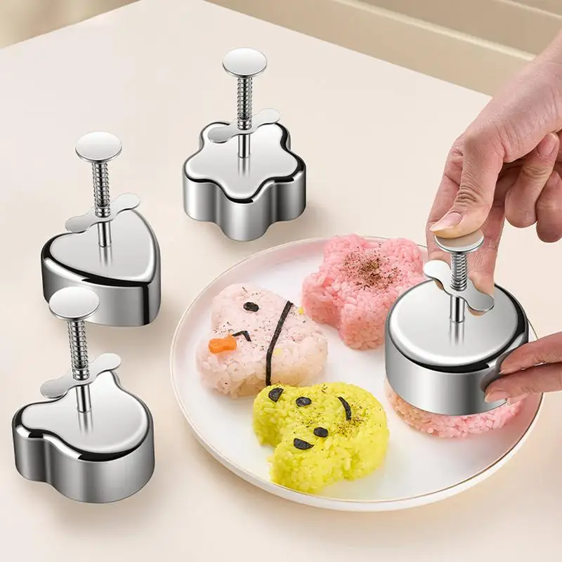 Stainless Steel Sushi Molds Rice Ball Mold Bento Tool Onigiri Mold Big Japanese Kitchen Tools Sushi Accessories
Stainless Steel Sushi Molds Rice Ball Mold Bento Tool Onigiri Mold Big Japanese Kitchen Tools Sushi Accessories