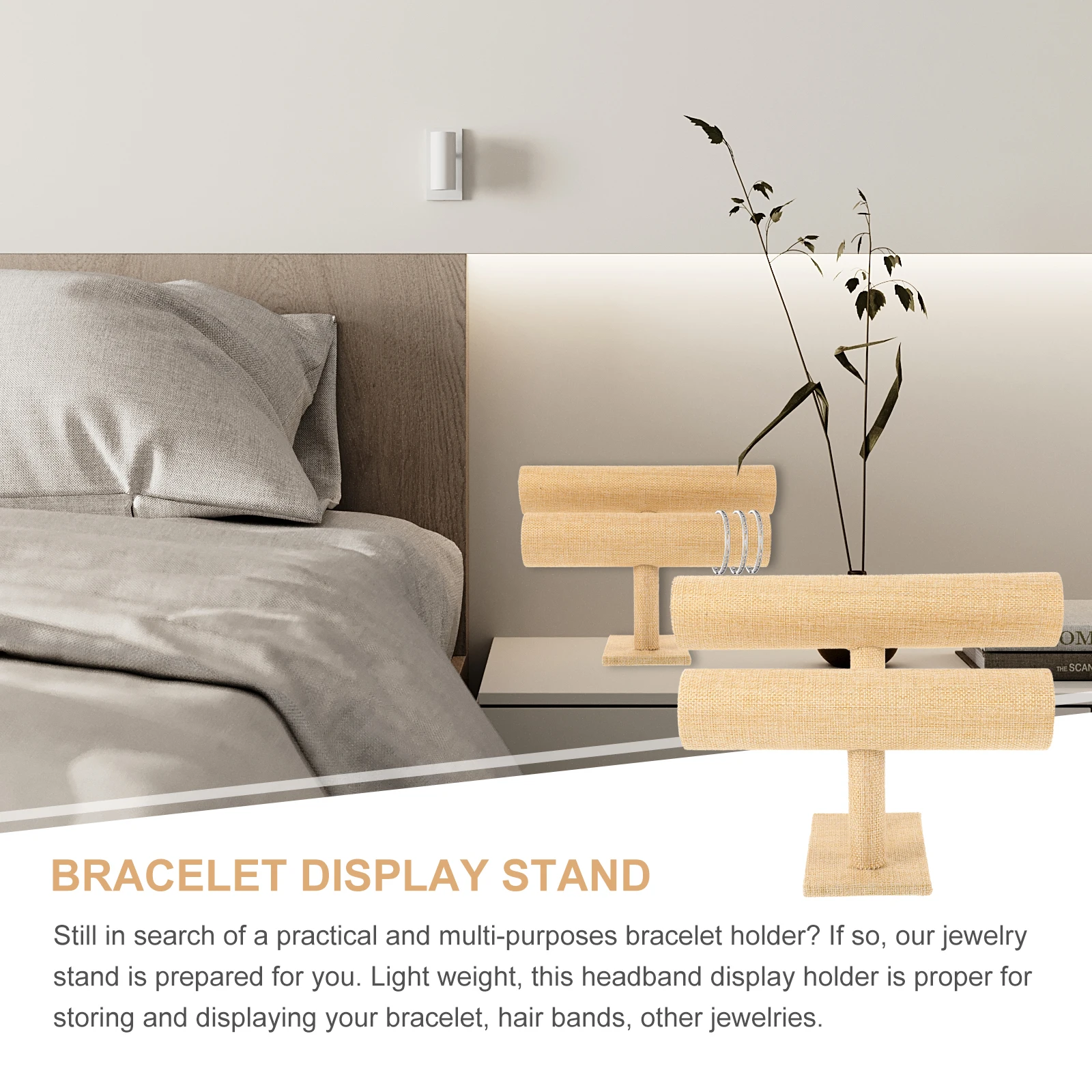 Headband Display Stand Organizer Women Bracelet Bangle Storage Holder Jewelry Rack Linen Watch Hair Ties Beaded Accessories
Headband Display Stand Organizer Women Bracelet Bangle Storage Holder Jewelry Rack Linen Watch Hair Ties Beaded Accessories