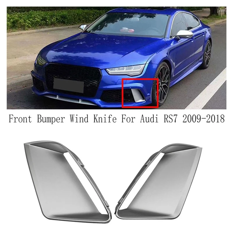 Front Bumper Wind Knife For RS7 2009-2018 Front Bumper Fog Light Lamp Trim Cover Strip Molding Decorative Lid
Front Bumper Wind Knife For RS7 2009-2018 Front Bumper Fog Light Lamp Trim Cover Strip Molding Decorative Lid