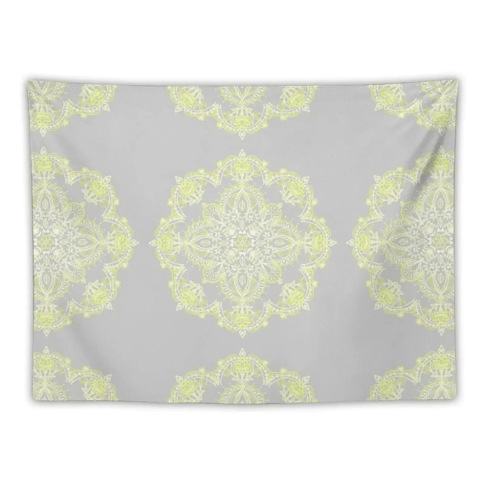 Pale Lemon Yellow Lace Mandala on Grey Tapestry Aesthetic Room Decor Korean On The Wall Tapestry
Pale Lemon Yellow Lace Mandala on Grey Tapestry Aesthetic Room Decor Korean On The Wall Tapestry