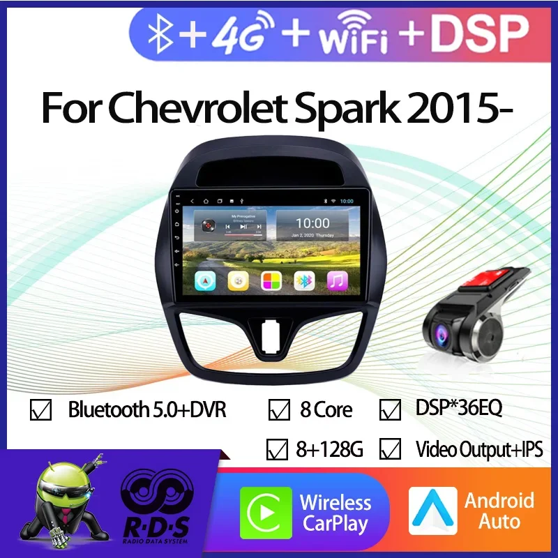 Android Car GPS Navigation For Chevrolet Spark 2015- Auto Radio Stereo Multimedia Player With Wifi 4G AHD BT DSP CARPLAY
Android Car GPS Navigation For Chevrolet Spark 2015- Auto Radio Stereo Multimedia Player With Wifi 4G AHD BT DSP CARPLAY