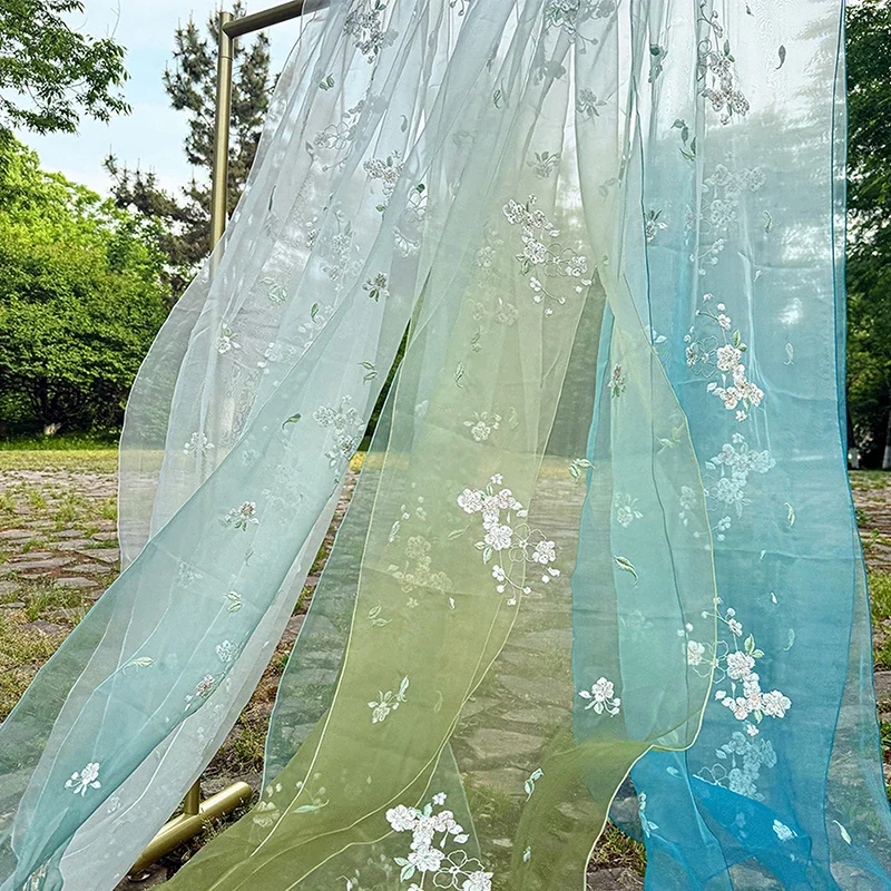 Embroidery Silk Ribbon Gradient Smudge Colorful Dance Stage Costume Streamer Ultra-long Antique Tang Style Hanfu Decor Shawl
Embroidery Silk Ribbon Gradient Smudge Colorful Dance Stage Costume Streamer Ultra-long Antique Tang Style Hanfu Decor Shawl