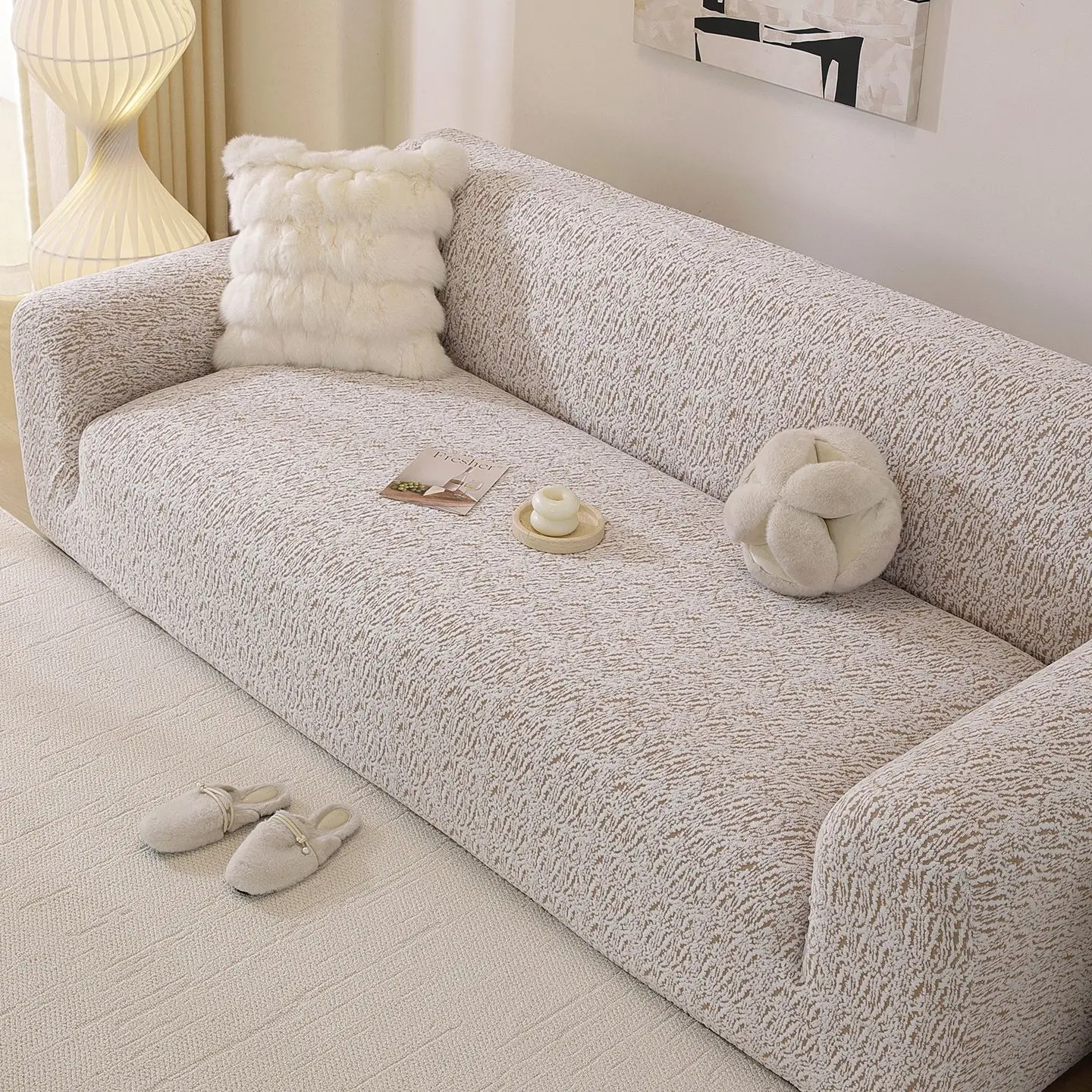 New Elastic Polar Fleece Sofa Cover All Inclusive Universal Anti Cat Scratch All Season Stretch Sofa Slipcover
New Elastic Polar Fleece Sofa Cover All Inclusive Universal Anti Cat Scratch All Season Stretch Sofa Slipcover