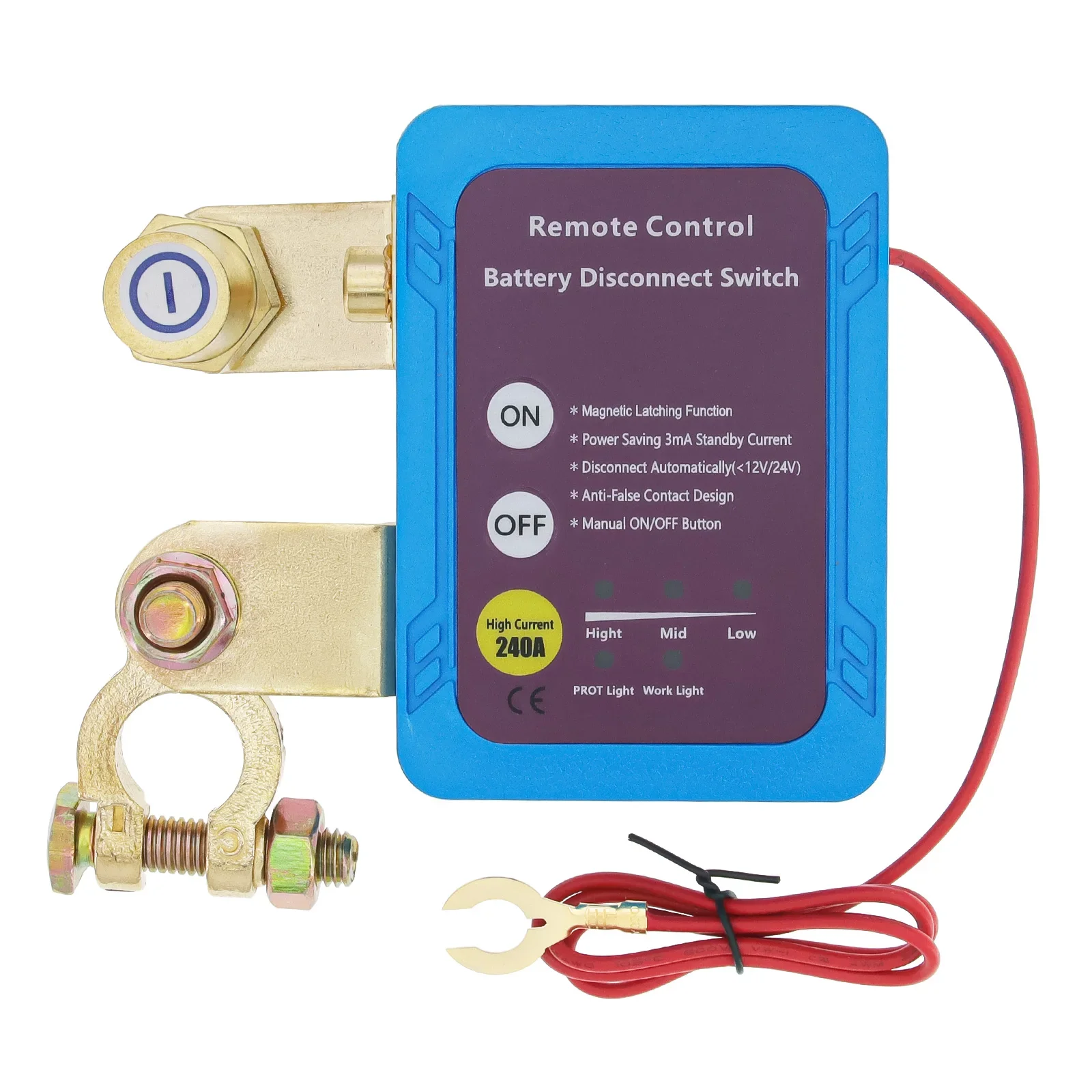 12V 240A Remote Battery Disconnect Power Switch Automatic Quick Shut-Off Remote Control Switch Battery For Car Truck Boat
12V 240A Remote Battery Disconnect Power Switch Automatic Quick Shut-Off Remote Control Switch Battery For Car Truck Boat