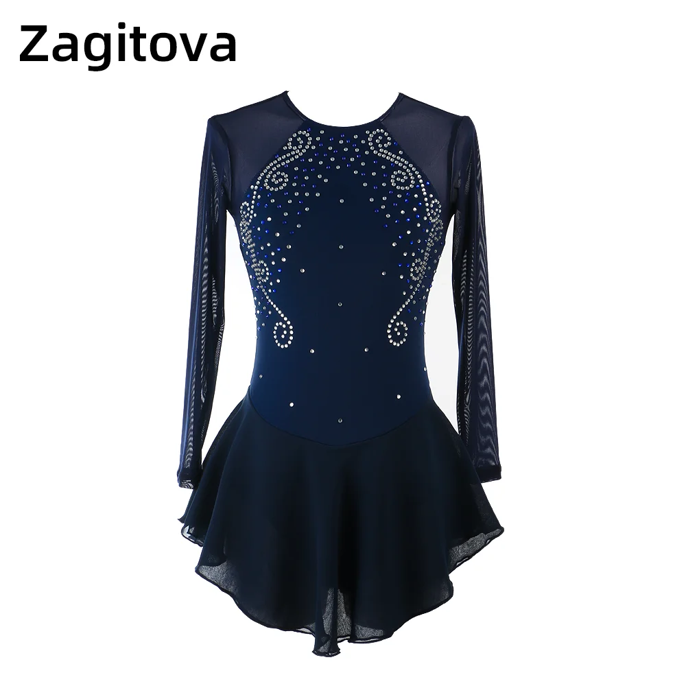 customized figure skating performance dress girls skating skirt competition grading Tibetan blue long sleeved rattan flower
customized figure skating performance dress girls skating skirt competition grading Tibetan blue long sleeved rattan flower