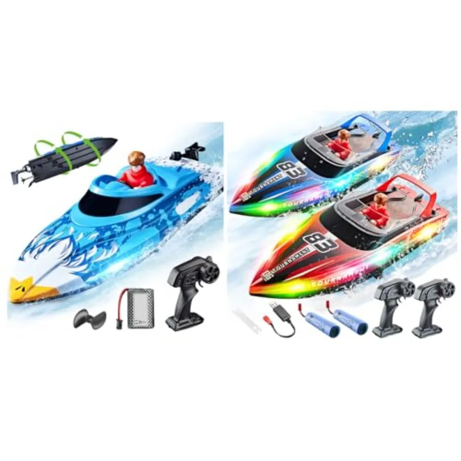 RC Boat for outdoor water use, made of durable ABS plastic, sleek black finish, high-speed brushless motor and waterproof desig
RC Boat for outdoor water use, made of durable ABS plastic, sleek black finish, high-speed brushless motor and waterproof desig