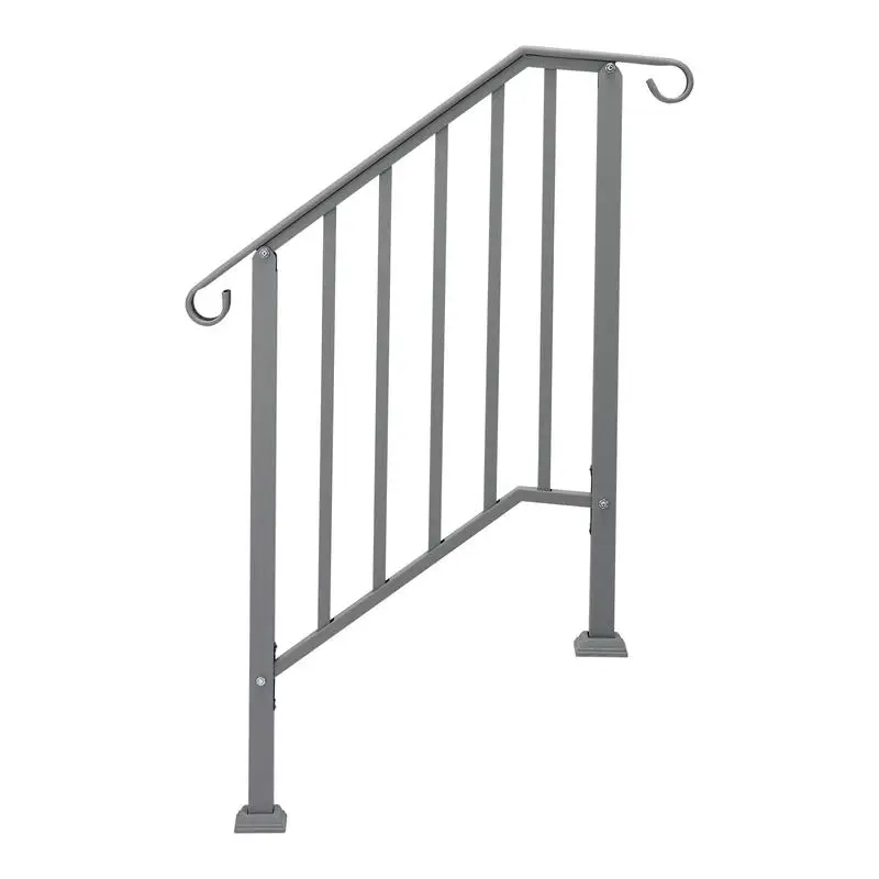 Silver 2-step Courtyard Staircase Handrail
Silver 2-step Courtyard Staircase Handrail