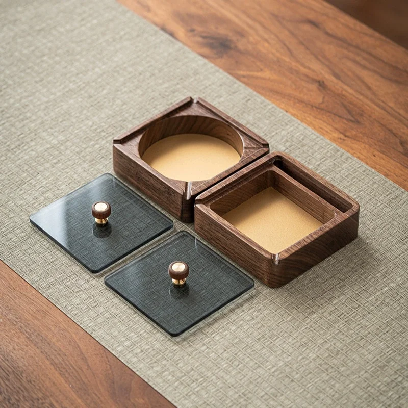 New Walnut Ashtray with Stainless Steel Liner - Lid Design Anti-Ash Fly, Creative Quality Ashtray for Home Living Room & Office
New Walnut Ashtray with Stainless Steel Liner - Lid Design Anti-Ash Fly, Creative Quality Ashtray for Home Living Room & Office