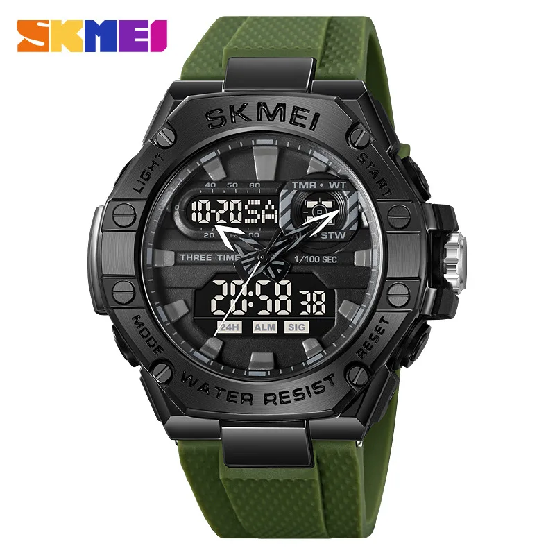 Skmei Men's Sports Watch Dual Display Electronic Watch Multifunctional Luminous Waterproof Electronic Watch
Skmei Men's Sports Watch Dual Display Electronic Watch Multifunctional Luminous Waterproof Electronic Watch