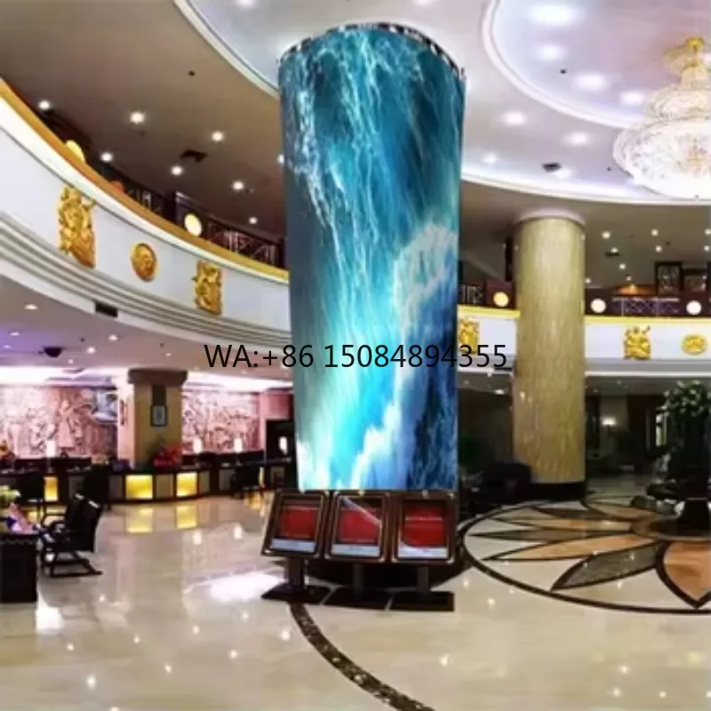 Indoor Outdoor Curved LED Panel Display P1.8 P2 P2.5 P3 P4 P5 P8LED Flexible Module 320x160mm Full SMD Color Cylinder LED Screen
Indoor Outdoor Curved LED Panel Display P1.8 P2 P2.5 P3 P4 P5 P8LED Flexible Module 320x160mm Full SMD Color Cylinder LED Screen