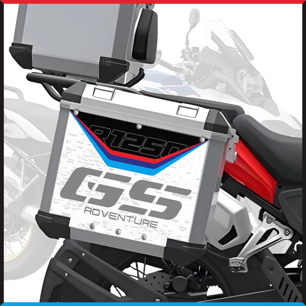 For BMW R1250 GS R1250GS Adventure Motorcycle Aluminum Alloy Trunk Box Sticker Suitcases Side Box Decal 2004-2024 Triple Black
For BMW R1250 GS R1250GS Adventure Motorcycle Aluminum Alloy Trunk Box Sticker Suitcases Side Box Decal 2004-2024 Triple Black