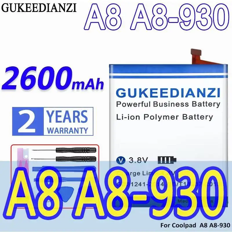 For Coolpad A8 A8-930 2600Mah Mobile Phone Battery Premium Replacement High Compatibility
For Coolpad A8 A8-930 2600Mah Mobile Phone Battery Premium Replacement High Compatibility