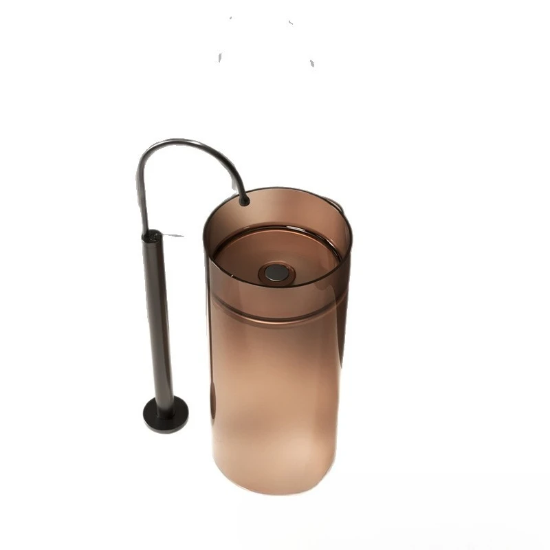 Internet celebrity round column basin resin basin artificial stone transparent washbasin
Internet celebrity round column basin resin basin artificial stone transparent washbasin