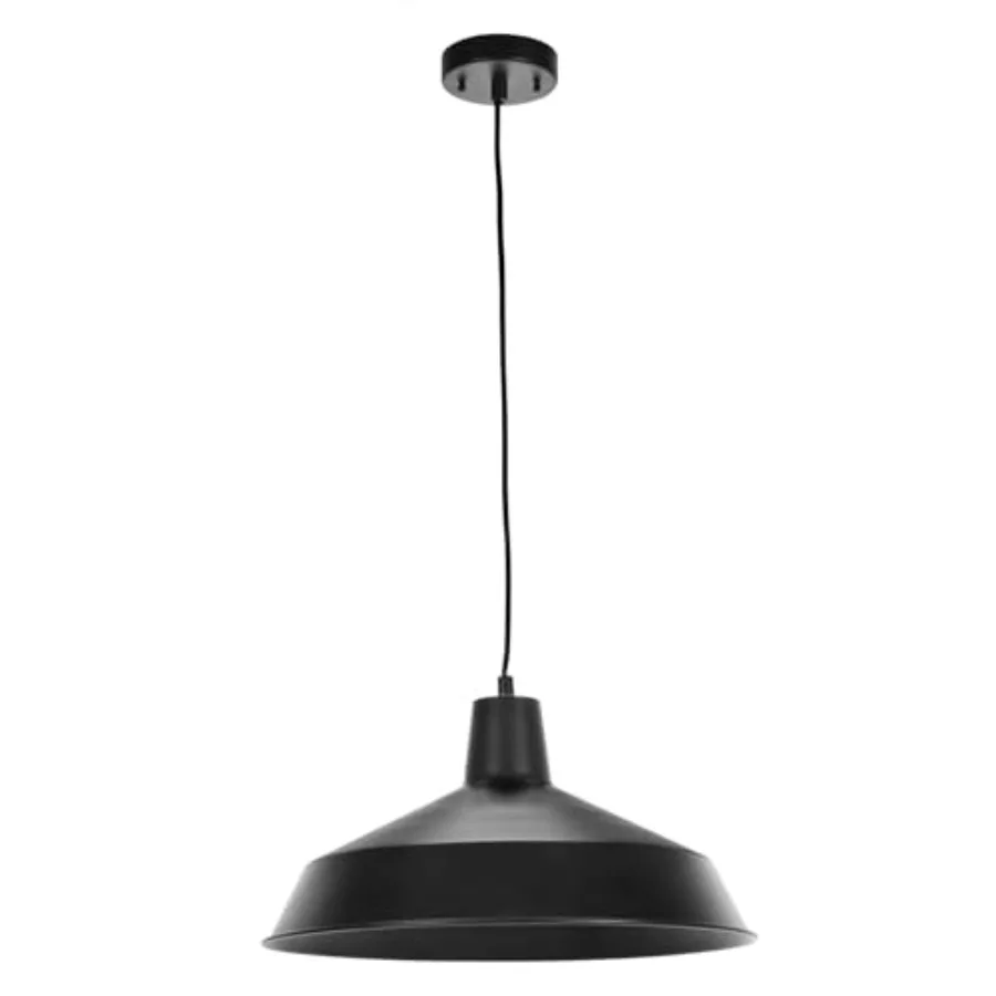 65155 1-Light Industrial Warehouse Pendant Lighting Matte Black Hanging Lamp Hanging Lights Ceiling Light Fixture
65155 1-Light Industrial Warehouse Pendant Lighting Matte Black Hanging Lamp Hanging Lights Ceiling Light Fixture