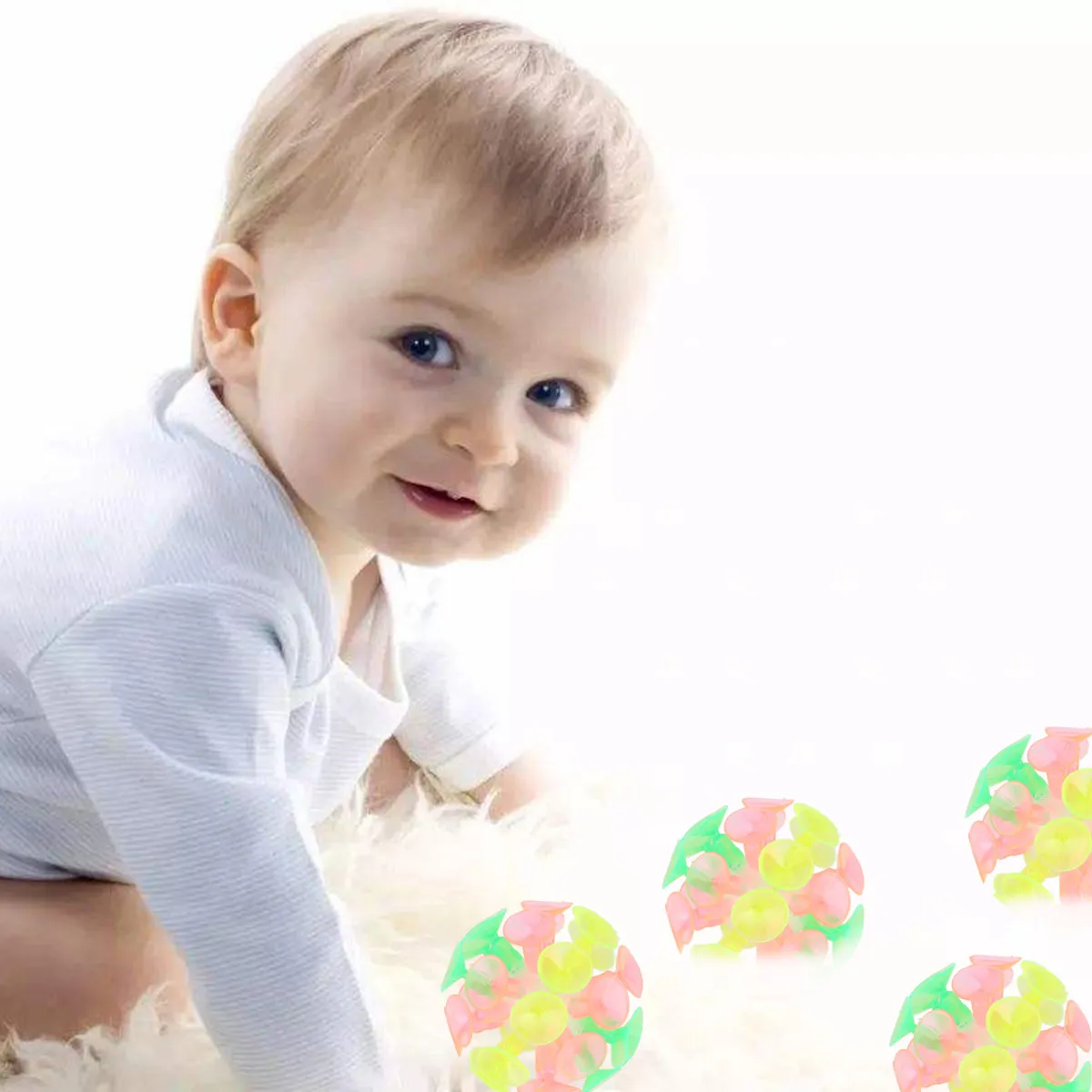 12Pcs Suction Cup Bounce Balls Multicolored Stress Relief Party Favor Flash Luminescence Plaything Fun Gift for Kids Adults
12Pcs Suction Cup Bounce Balls Multicolored Stress Relief Party Favor Flash Luminescence Plaything Fun Gift for Kids Adults