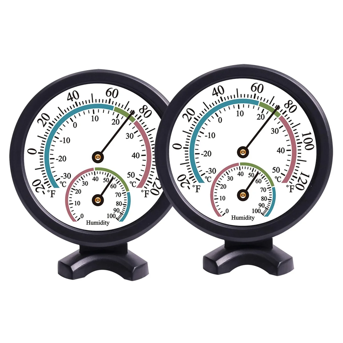 ABIS-2PCS Mini Indoor Thermometer Hygrometer 2 in 1 Temperature Humidity Outdoor Monitor Gauge for Wall, Black
ABIS-2PCS Mini Indoor Thermometer Hygrometer 2 in 1 Temperature Humidity Outdoor Monitor Gauge for Wall, Black