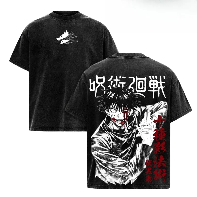 Fuhei Hui Clothing Printed T-shirt Oversized Retro Washed Anime T-shirt Oversized Washed T-shirt Men's T-shirt Unisex
Fuhei Hui Clothing Printed T-shirt Oversized Retro Washed Anime T-shirt Oversized Washed T-shirt Men's T-shirt Unisex