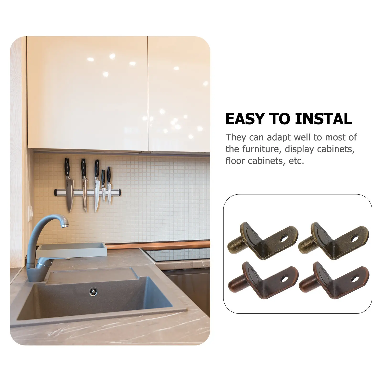 80 шт. кронштейнов-фиксаторов для полок, сверхпрочные опоры для крепления полок, для кухонных шкафов, витрин, регулировки мебели
80 шт. кронштейнов-фиксаторов для полок, сверхпрочные опоры для крепления полок, для кухонных шкафов, витрин, регулировки мебели