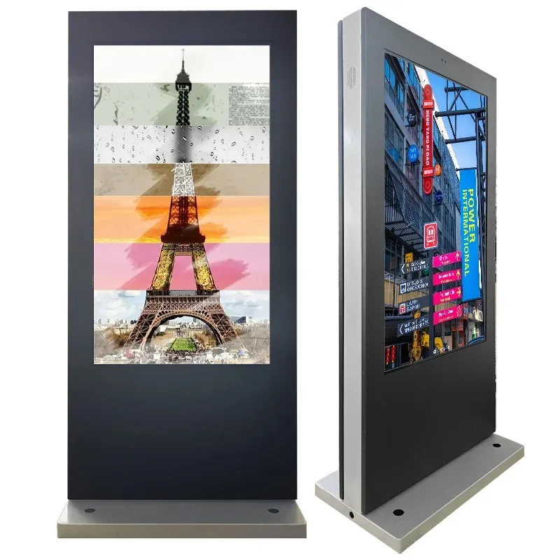 【Hot Sale】Outdoor Floor Standing Vertical Digital Signage, IP65 Waterproof High Brightness 4K LCD Advertising Kiosk, Sunlight Re
【Hot Sale】Outdoor Floor Standing Vertical Digital Signage, IP65 Waterproof High Brightness 4K LCD Advertising Kiosk, Sunlight Re