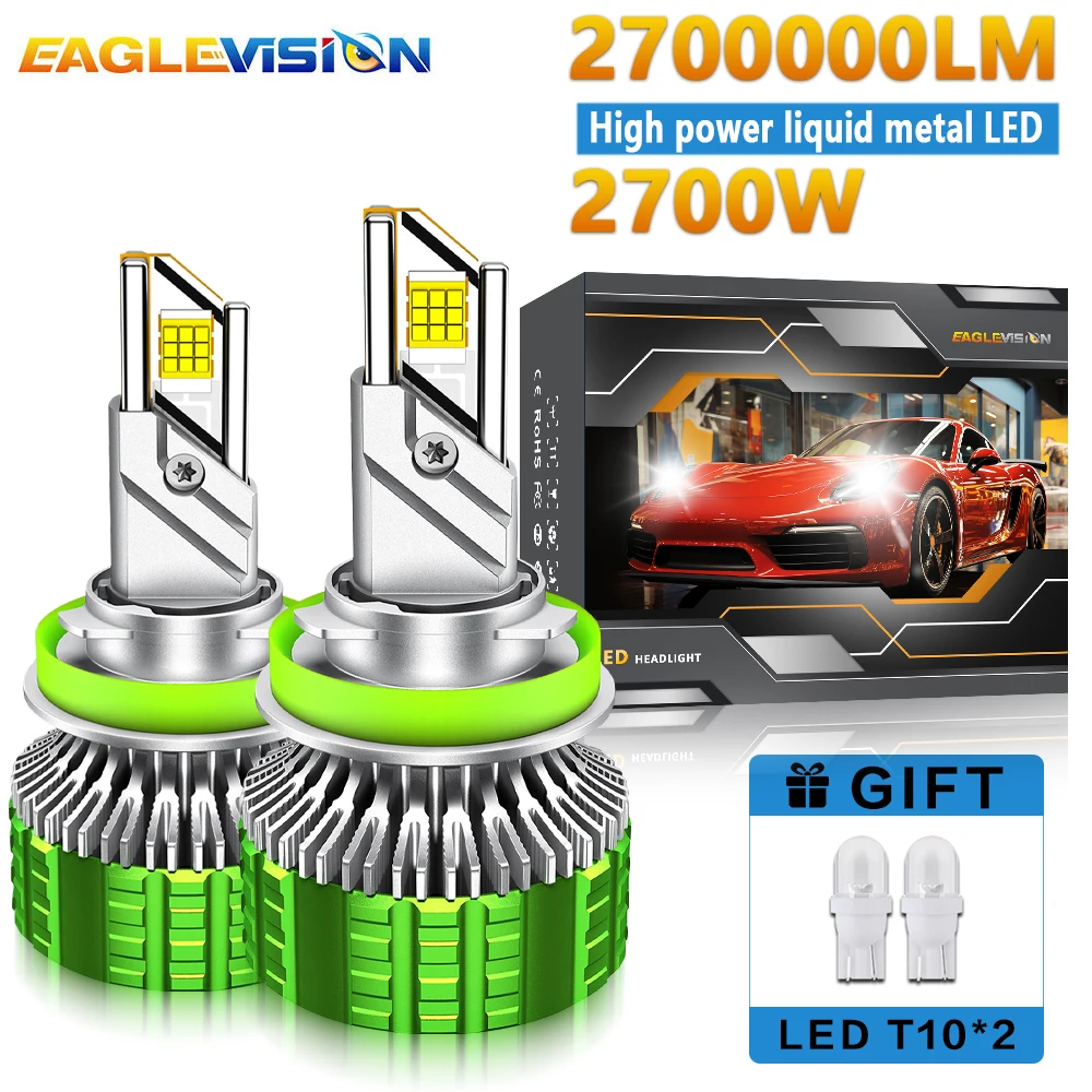 Лампа для фар EAGLEVISION, 2700 Вт, 9012 лм, Canbus, 12 В, 24 В, HB3, HB4, H1, H4, H7, H11, H13
Лампа для фар EAGLEVISION, 2700 Вт, 9012 лм, Canbus, 12 В, 24 В, HB3, HB4, H1, H4, H7, H11, H13