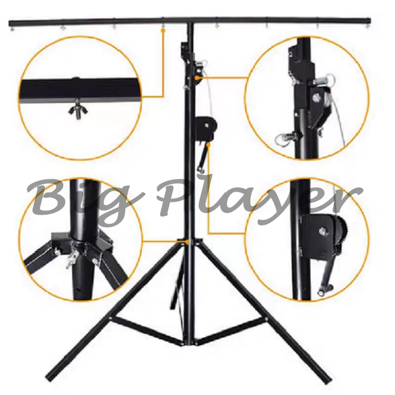 Manual heavy stage lighting machine 3-5 meters bracket equipped with light snowflakes emit white red
Manual heavy stage lighting machine 3-5 meters bracket equipped with light snowflakes emit white red