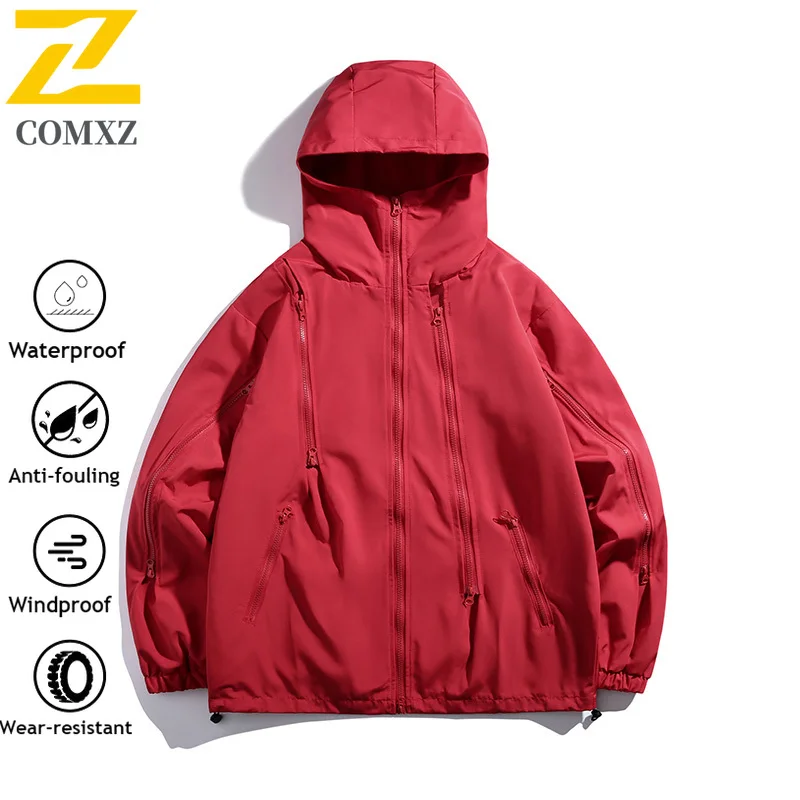 Hip Hop Design Windbreaker Jacket Men's Autumn 2025 Fashion Zipper Waterproof Windproof Coat Camping Fishing Hooded Outerwear
Hip Hop Design Windbreaker Jacket Men's Autumn 2025 Fashion Zipper Waterproof Windproof Coat Camping Fishing Hooded Outerwear