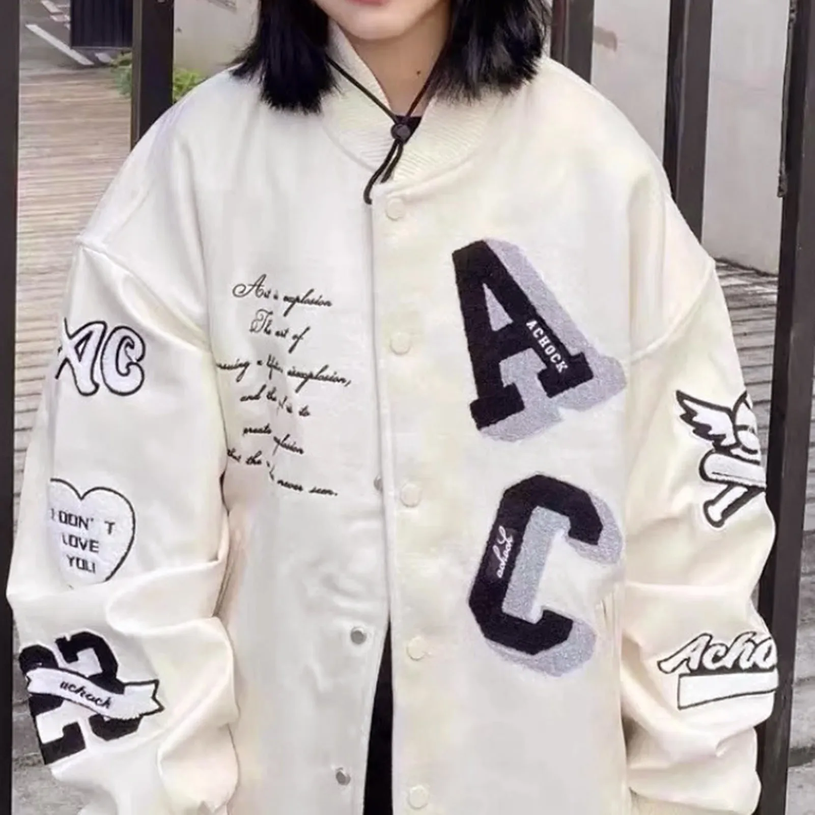 Spring Autumn Casual College Jackets Oversize Loose Casual Cardigan Jacket for Formal Daily Party Ball AIC88
Spring Autumn Casual College Jackets Oversize Loose Casual Cardigan Jacket for Formal Daily Party Ball AIC88
