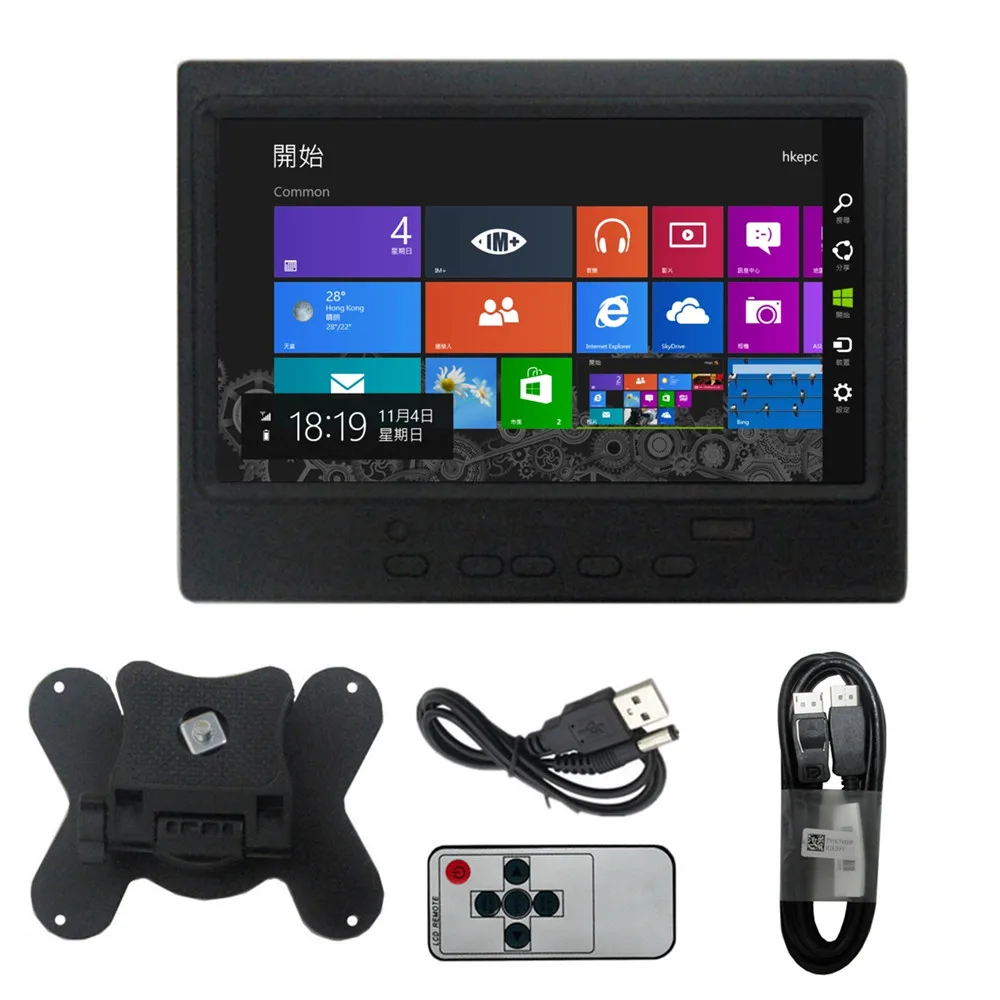 7-inch 1024*600 IPS LCD display screen portable monitor HDMI-compatible with Raspberry Pi Orange Pi PC monitor with Case shell
7-inch 1024*600 IPS LCD display screen portable monitor HDMI-compatible with Raspberry Pi Orange Pi PC monitor with Case shell