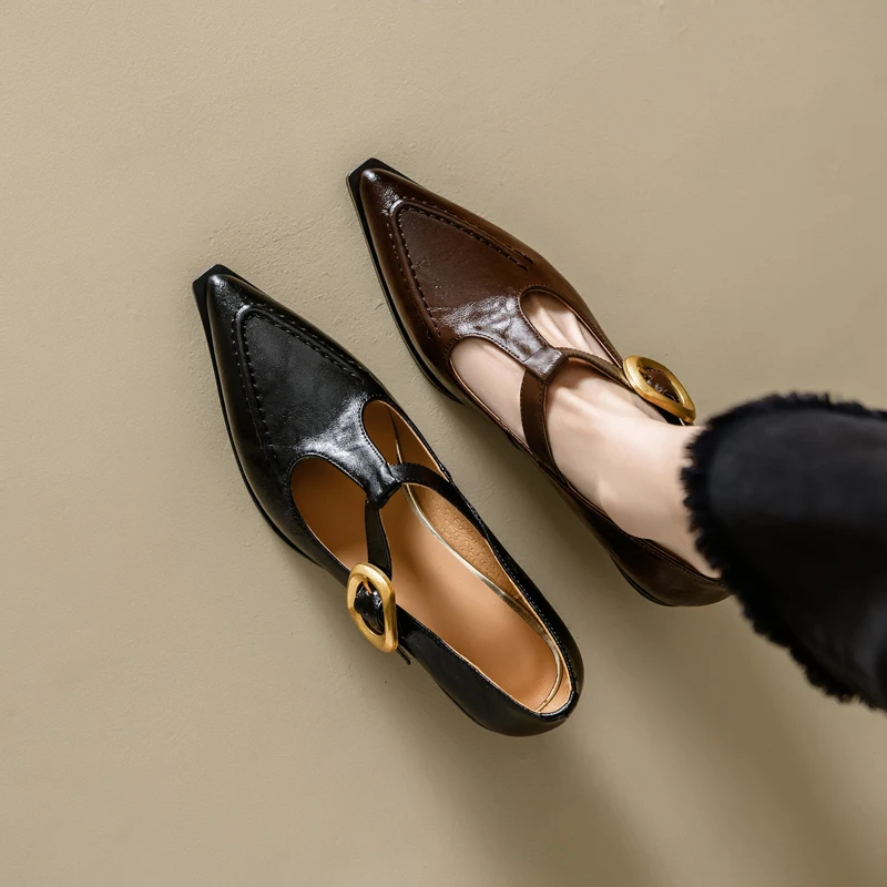 2026 new spring summer women pumps natural leather 22-25cm cowhide+sheepskin+pigskin pointed toe t-buckle mary janes women shoes
2026 new spring summer women pumps natural leather 22-25cm cowhide+sheepskin+pigskin pointed toe t-buckle mary janes women shoes