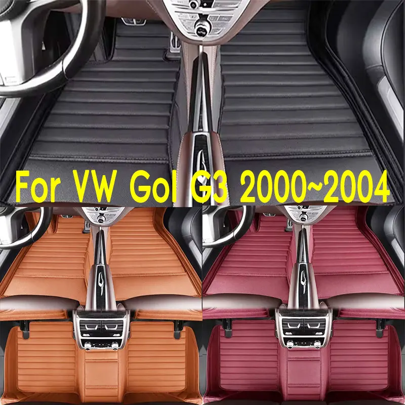 Car Floor Mats Suitable for VW Gol G3 2000~2004 Anti slip and wear-resistant PU leather car interior mat
Car Floor Mats Suitable for VW Gol G3 2000~2004 Anti slip and wear-resistant PU leather car interior mat
