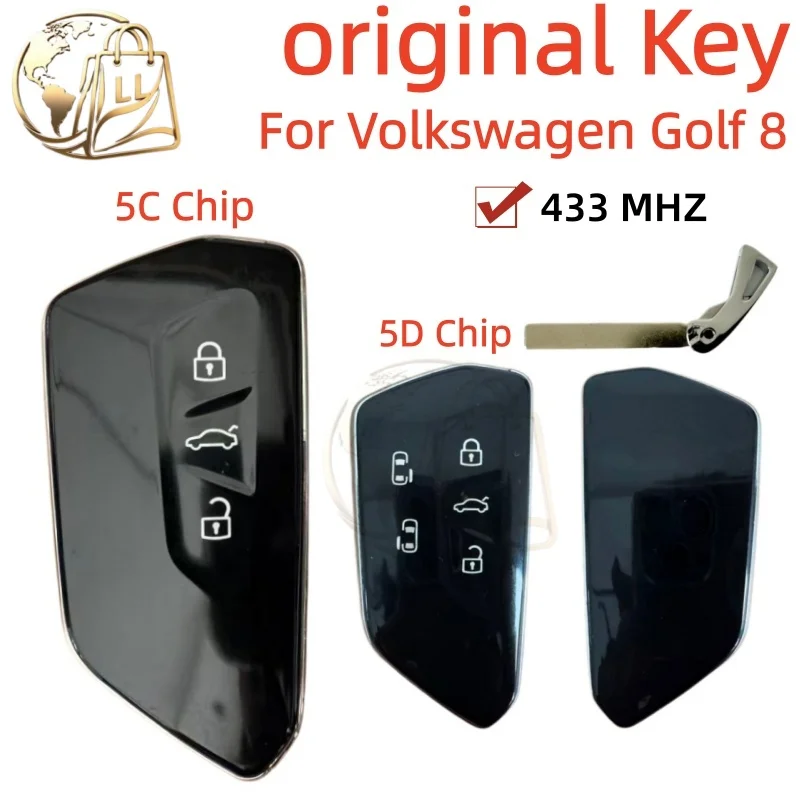 For Original Volkswagen 5D Chip Remote Car Key Golf 8 ID3 ID4 ID6 For Volkswagen Weiran 433 Mhz FCC ID 5HG 959 753C 5HG 959 753B
For Original Volkswagen 5D Chip Remote Car Key Golf 8 ID3 ID4 ID6 For Volkswagen Weiran 433 Mhz FCC ID 5HG 959 753C 5HG 959 753B