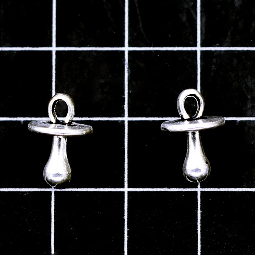 300PCS Vintage 3D Pacifier Charm Pendants 13x9mm Handmade Crafts Accessories DIY Jewelry Materials Package Wholesales
300PCS Vintage 3D Pacifier Charm Pendants 13x9mm Handmade Crafts Accessories DIY Jewelry Materials Package Wholesales