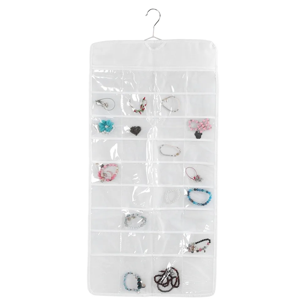 Transparent Over The Door Storage Bag Large Capacity 72-grids Design Jewelry Hanging Bag PVC Wall Mountable
Transparent Over The Door Storage Bag Large Capacity 72-grids Design Jewelry Hanging Bag PVC Wall Mountable
